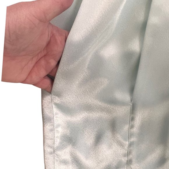 Vintage Worthington Pastel Bubblegum Blue Blouse 8 - Picture 7 of 8